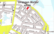 Urangan Motor Inn Location Map